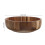 Durable Brown Wooden Dough Bowl for Bread Proof & Kitchen Use 2