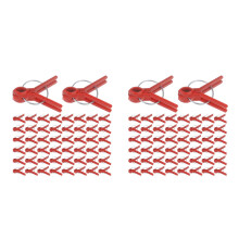 6Pak Rood Plastic Entclips Sterk Makkelijk Herbruikbaar
