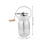 Compact Hand Powered Butter Churner Clear Glass Jar for Home Use 3