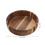 Durable Brown Wooden Dough Bowl for Bread Proof & Kitchen Use 3