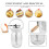 Compact Hand Powered Butter Churner Clear Glass Jar for Home Use 6
