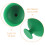 Cup Percussion Thoracique Silicone Vert Massage Doux Pour 8
