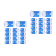 40St Naaier Brei Teller Plastic Met Soepele Stekenmarkering