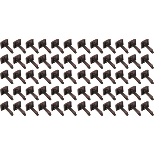 600Pcs DIY Craft Nails Dark Brown Rivets Two-Legged Decorative Studs 1