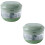 2Pcs Light Green Mini Garlic Manual Crusher for Home Use 6