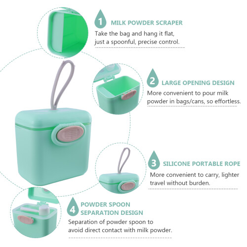 Boîte De Rangement Bébé Vert, Compacte Multifuntionnelle 2