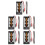 5Pcs Black Plastic Lipo Parallel Charging Board Fast Multi 5