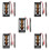 5Pcs Black Plastic Lipo Parallel Charging Board Fast Multi 6