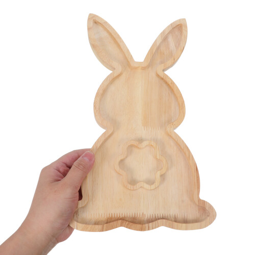 Plateau Pâques Bois Pin Kaki Multifonction Pour Table 2