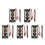 5Pcs Black Plastic Lipo Parallel Charging Board Fast Multi 9