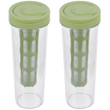 2St Groene Drinkkan Van PP Voor Koel Water En Dranken