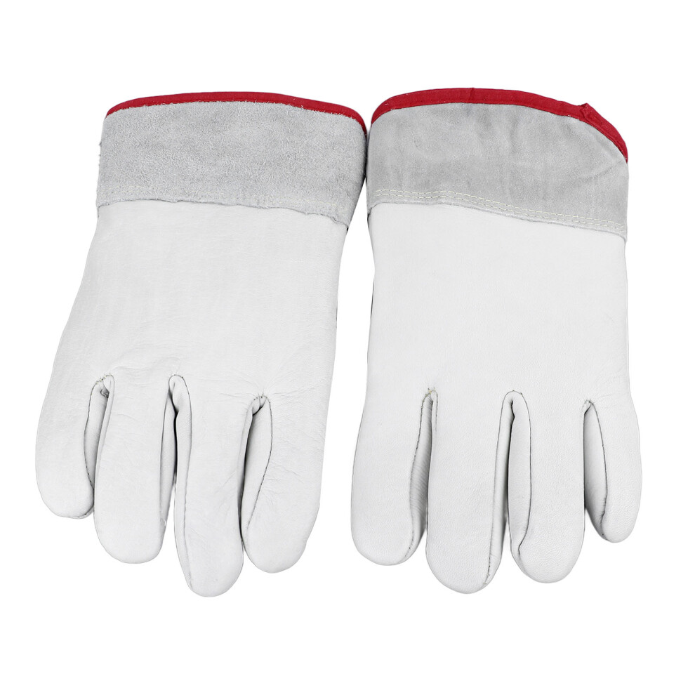 Waterproof Cowhide Work Gloves Cold-Resistant Liquid Ammonia Freezer Gloves D230n-30Cm L 4061387519802