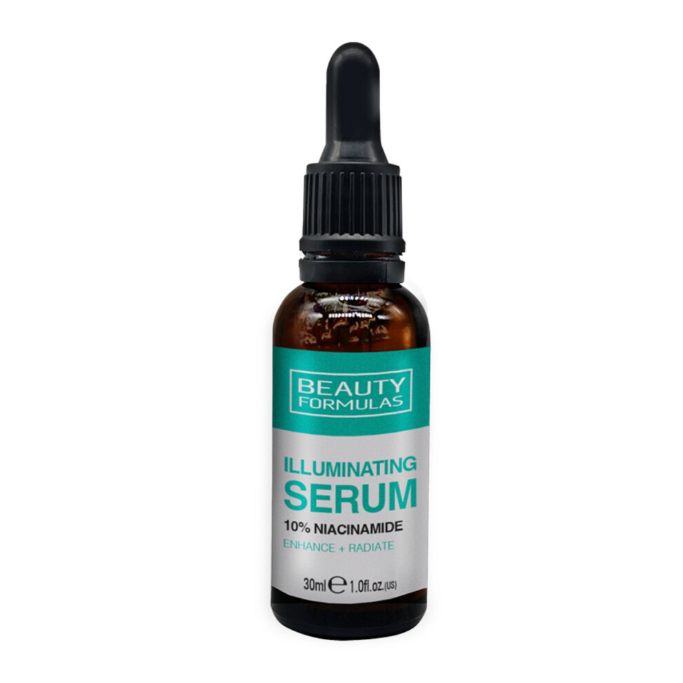 Beauty Formulas Niacinamide 10% Illuminating Serum 30ml  Brightening Serum for Even Skin Tone, Oil Control & Radiant Glow