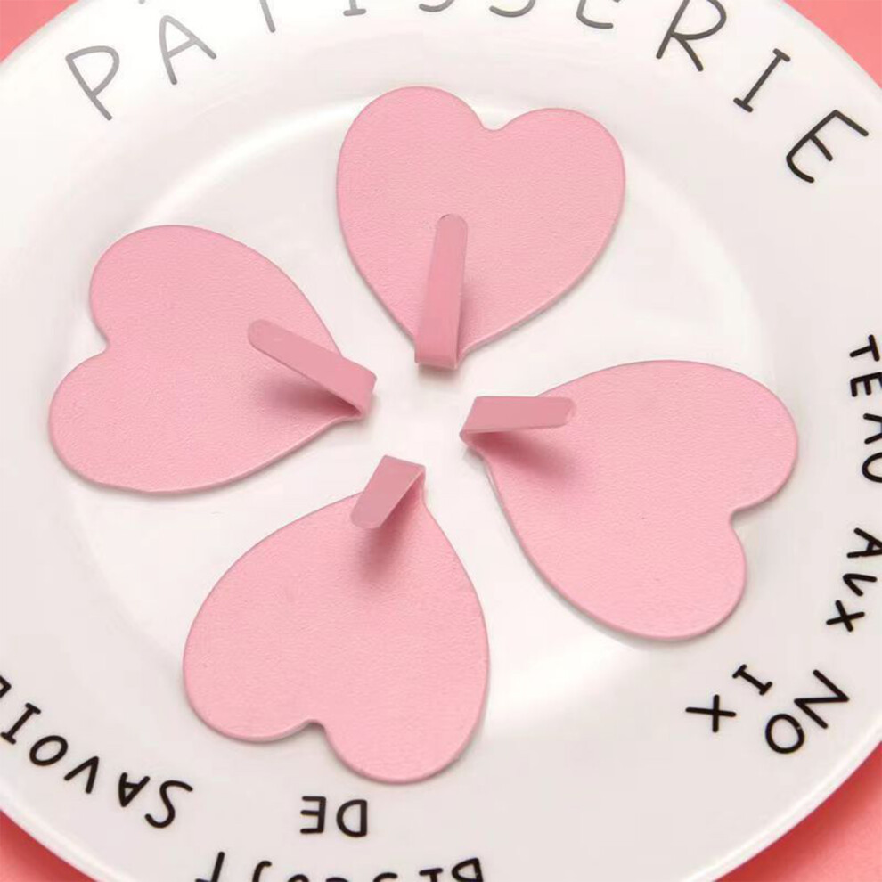 (Pink) Wall Key Holder Hooks For Door Entryway 6253032902475