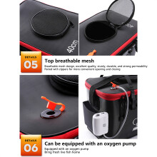 (40 Cm Black Thickened) Fishing Bucket - Corrosion Resistant for Outdoor Camping