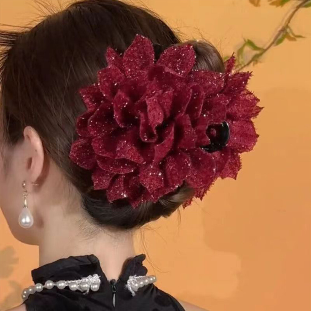 Dachuang Beauty Black (2) Strong Hold Hair Claw Clips For Thick/Thin Hair
