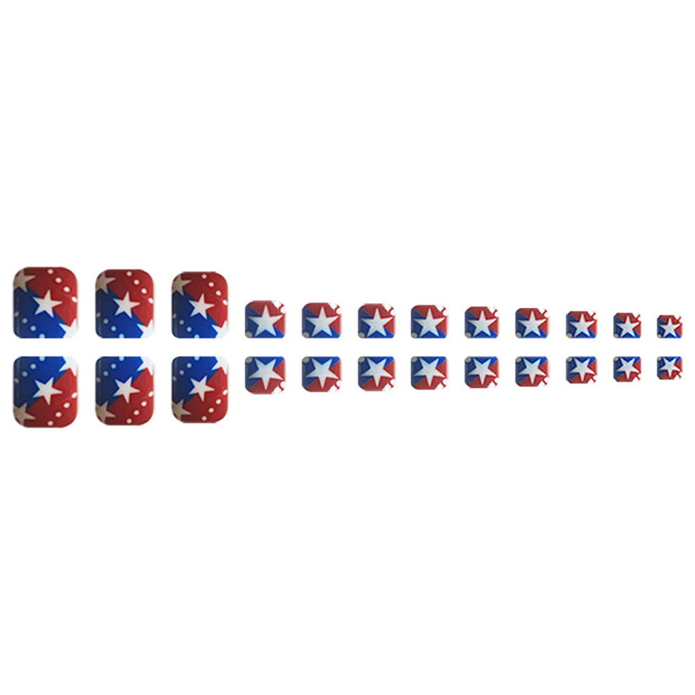 Roc-Electron Glossy Press-On Nails For Dress Matching