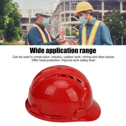 Model: Enhanced ABS Safety Hat Red, One Size 2