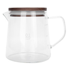 Heat Resistant Kettle Borosilicate Glass Pot Heat Resistant Glassware Multi Purpose Carafe Double Layered Insulated Design With Exquisite