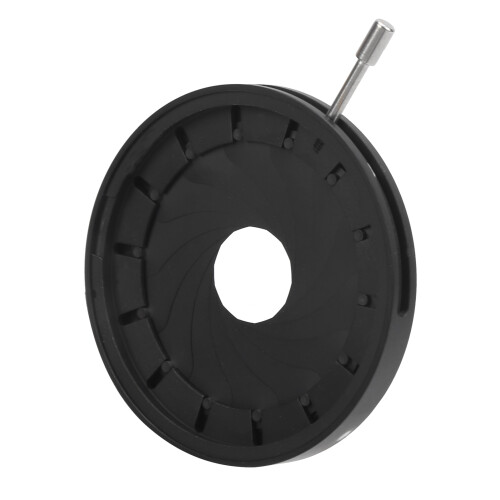 SK34 Adjustable Iris Aperture Diaphragm for Optical Instruments, 1.5-34mm, Aluminum 1