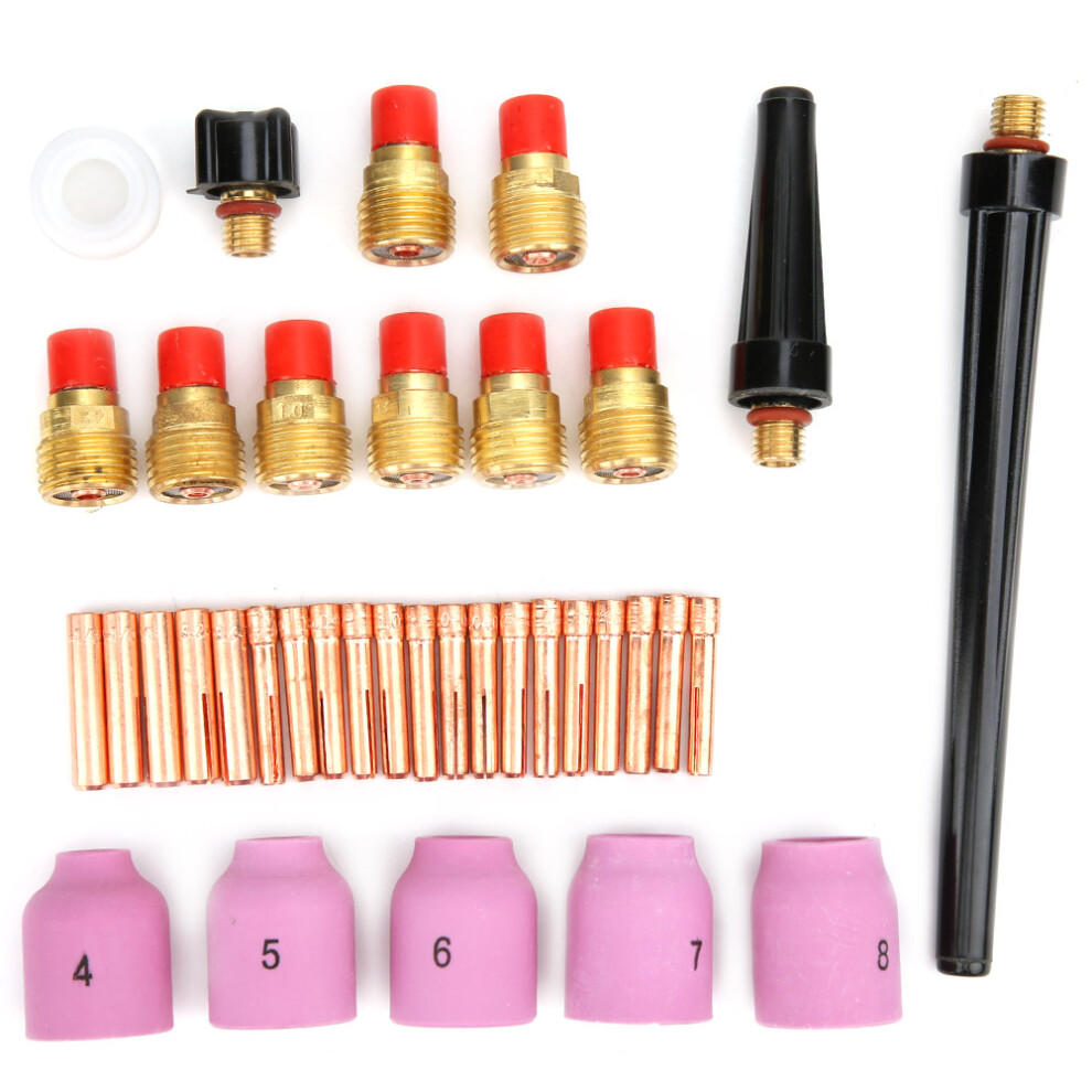 Welding Performance Tig Welding Torch Accessories Gas Lens Setup Durable And Reliable Precision Manufacturing Machine Compatibility Alumina Ceramic 9448483266611