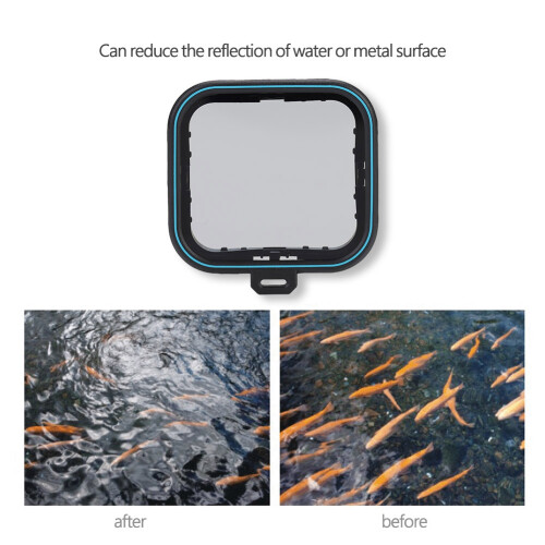Φίλτρο CPL GoPro Hero6Filter HD Οπτικό γυαλί Πολυανθεκτικές νανοεπιστρώσεις μειώνουν το 1