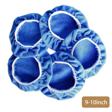 (9-10 Inch) 5Pcs Microfiber Car Polishing Bonnets (5-10\")