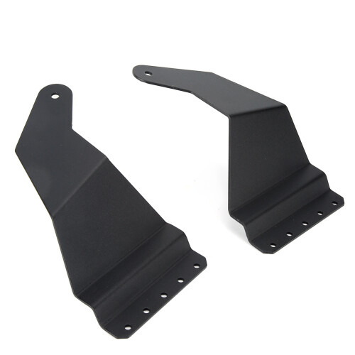 Suporte de montagem para barra de luz em aço maciço com design curvo para teto superior de 52 polegadas e para-brisa. Acabamento em pintura 2