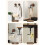 (Walnut Color) Wall Hook Suction Cup Rack for Kitchen Bathroom 9