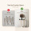 (Walnut Color) Wall Hook Suction Cup Rack for Kitchen Bathroom 10