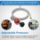 (5FT) 5FT/12FT Adjustable Propane Regulator 0-30 PSI 6