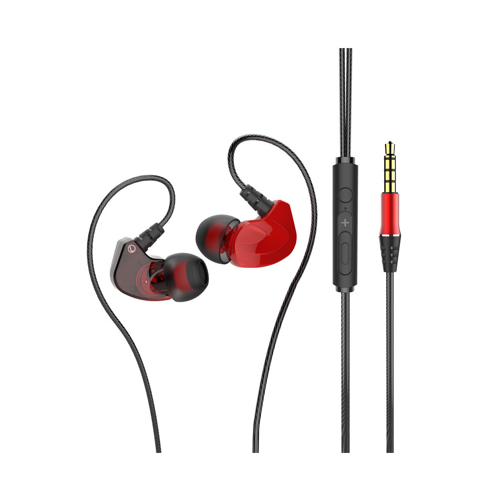 () Stereo Wi Earbuds With 3.5Mm Plug For Iphone/Huawei Red/Gold 6253032903687