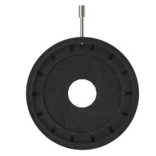 SK34 Adjustable Iris Aperture Diaphragm for Optical Instruments, 1.5-34mm, Aluminum