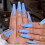 Trendy Blue Nail Art Pieces for Beginners 4