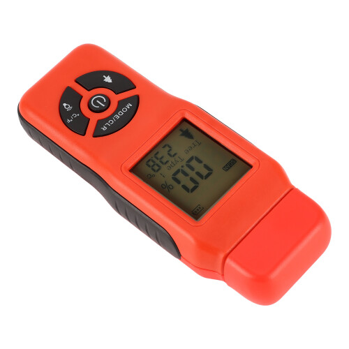 Hold Function Moisture Meter for Wood Digital Adjustable Detector LCD Display and Backlit Screen with Portable Design and Two Measuring Modes 2