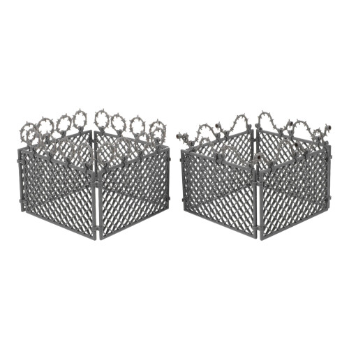 2 Set Mini Zaun Kunststoff Für Bausteine Und Deko