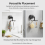 (Wood Grain) Wall Hook Suction Cup Rack for Kitchen Bathroom 1