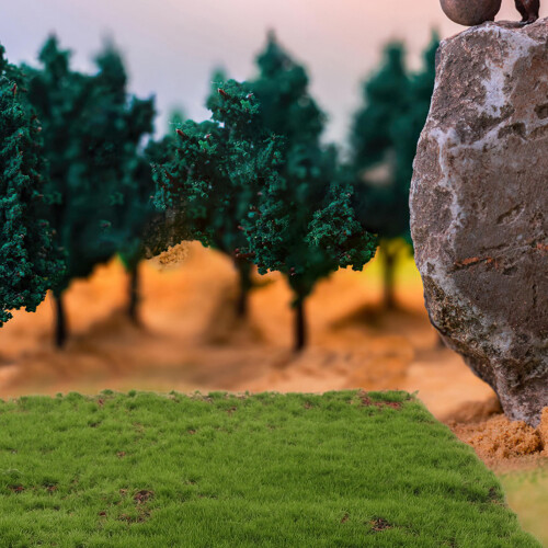 2Pièces D'herbe Artificielle Réaliste Pour Décor Maison 1