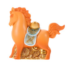 Fengshui Horse Incense Stick Holder Resin Animal Figurine Decor