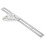 Règle triangulaire de menuiserie argentée et flexible 14