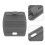 10Pcs Silicone Hot Handle Holders Ergonomic Pan Sleeve Grip Light Grey 10