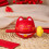 2Sets Red ABS Wooden Fish Temple Block Percussion Instrument Toy 9