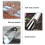 8Pcs Silver Stainless Steel Soil Multi-Function Gardening Tool 6