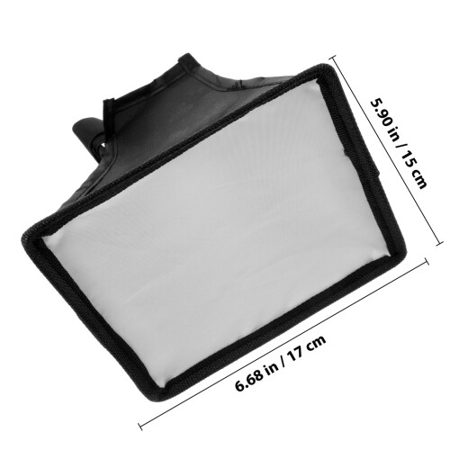 Diffuseur Flash Caméra Avec Tissu Et En Fer Portable 1