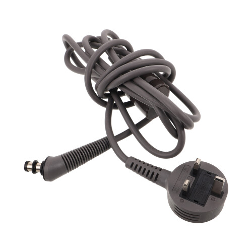 Ersatz Gummikabel Für Mit 2-Poligem Stecker Schwarz