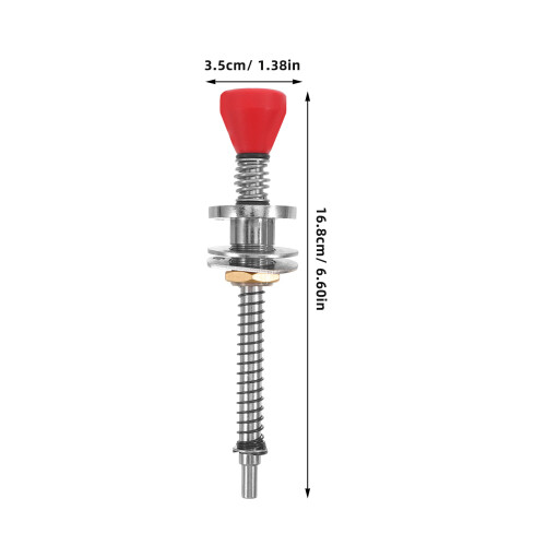 Red Alloy Pinball Flipper Control Lever Durable Spring Rod Home 1
