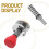 Red Alloy Pinball Flipper Control Lever Durable Spring Rod Home 8
