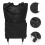 Collapsible Trolley Bag Folding Shopping Bag With Wheels Black 8