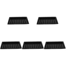 5St Zwarte Poker Chip Rack Acryl Voor Praktische Opslag En