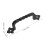 Black Carbon Steel Barn Door Handle Heavy Duty Rustic Metal Pull 2